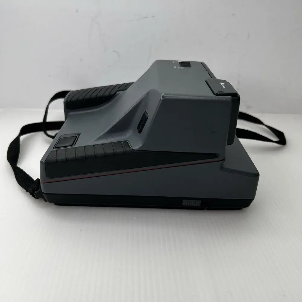 Vintage Polaroid Impulse 600 Camera w/Pop-Up Flash & Strap Untested